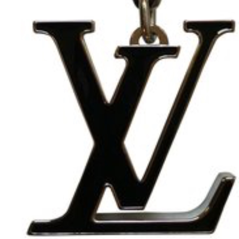 Louis Vuitton Initiales Key Holder Black Enamel La